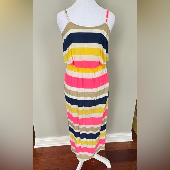 Colorful Striped Maxi Dress - Picture 3 of 3